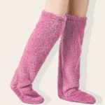 Fuzzy Socks Brwon-tuya